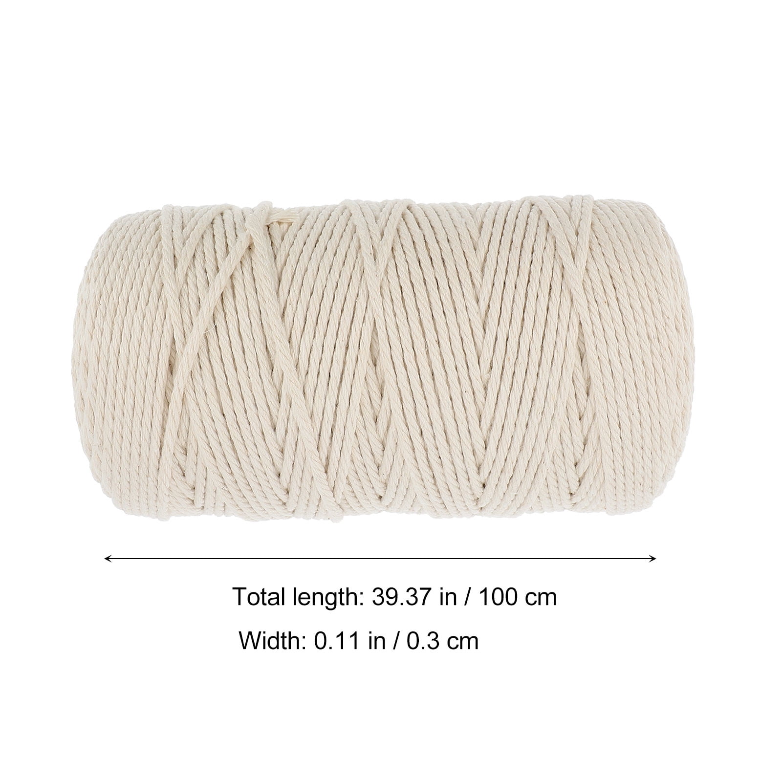 HORIALENCE Cotton String Twine 1Pack for Christmas Celebration 18X3.9In