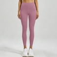 thumbnail image 5 of Yoga Leggings for Women High Waist Solid Color Womens Tights Lightweight Workout Joggers Casual Athletic Running Leggings, 5 of 5