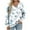 #384-Light Blue, variant on Neewe Womens V Neck Printed Long Sleeve Tops 2025 Fall Casual Loose Sleeve Boho Work Blouse Dressy T Shirts
