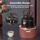 thumbnail image 5 of Hervidor eléctrico NESSGRAIM Retro 1.7L de acero inoxidable, 5 of 7