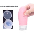 thumbnail image 5 of Silicone Travel Bottle，4Pcs 100ml Leakproof Empty Bottle Container Kit，Refillable Portable Travel Accessories，FDA Approved BPA Free, 5 of 5