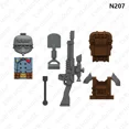 thumbnail image 5 of Mini figuras de acción de ladrillos, bloques de construcción del sargento psíquico Pyro, películas de anime, juguetes para niños, 5 of 5
