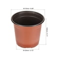thumbnail image 2 of Unique Bargains 6.7' Plastic Plant Nursery Pots Starting Planter Container, Red 25 Pack, 2 of 6