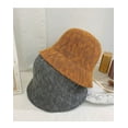 thumbnail image 3 of CoCopeanut Baru Kapas Benang Ember Topi untuk Wanita Gadis Fashion Solid Panama Memancing Topi Musim Gugur Kolam Datar Fisherman Topi Bonnet Femme hadiah, 3 of 6