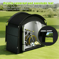 thumbnail image 5 of INSMART Bicycle Storage Tent Waterproof, 210D Oxford Portable Shelter for 2 Bikes, 78.74"L x 64.96"W x 31.5"H, 5 of 7