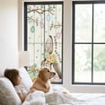 thumbnail image 2 of Beige Easter Bunny Window Privacy Film, Spring Easter Eggs Floral Wooden Static Cling UV Sun Blocking Heat Control Window Tint Day and Night, Non-Adhesive One Way Windows Privacy Cover 23.6''x59'', 2 of 7