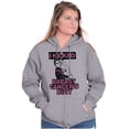 thumbnail image 3 of I Kicked Breast Cancers Butt BCA Womens Plus Size Graphic Zipper Hoodie Brisco Brands 2X, 3 of 5