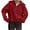 Red, variant on cfhntfmh Womens Quarter Zip Sweaters Fall Long Sleeve V Neck Shirts Collared Casual Tops Knit Pullover Sweatshirts
