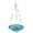 Blue, variant on Hearth & Gear Blue Hanging Bird Feeder Hanging Tray Bird Bath Tray Hanging Bird Water Or Bird Hanging Bird Baths For Outdoors Outdoor Decoration Garden Decoration Feeders for outside with Pole Pole