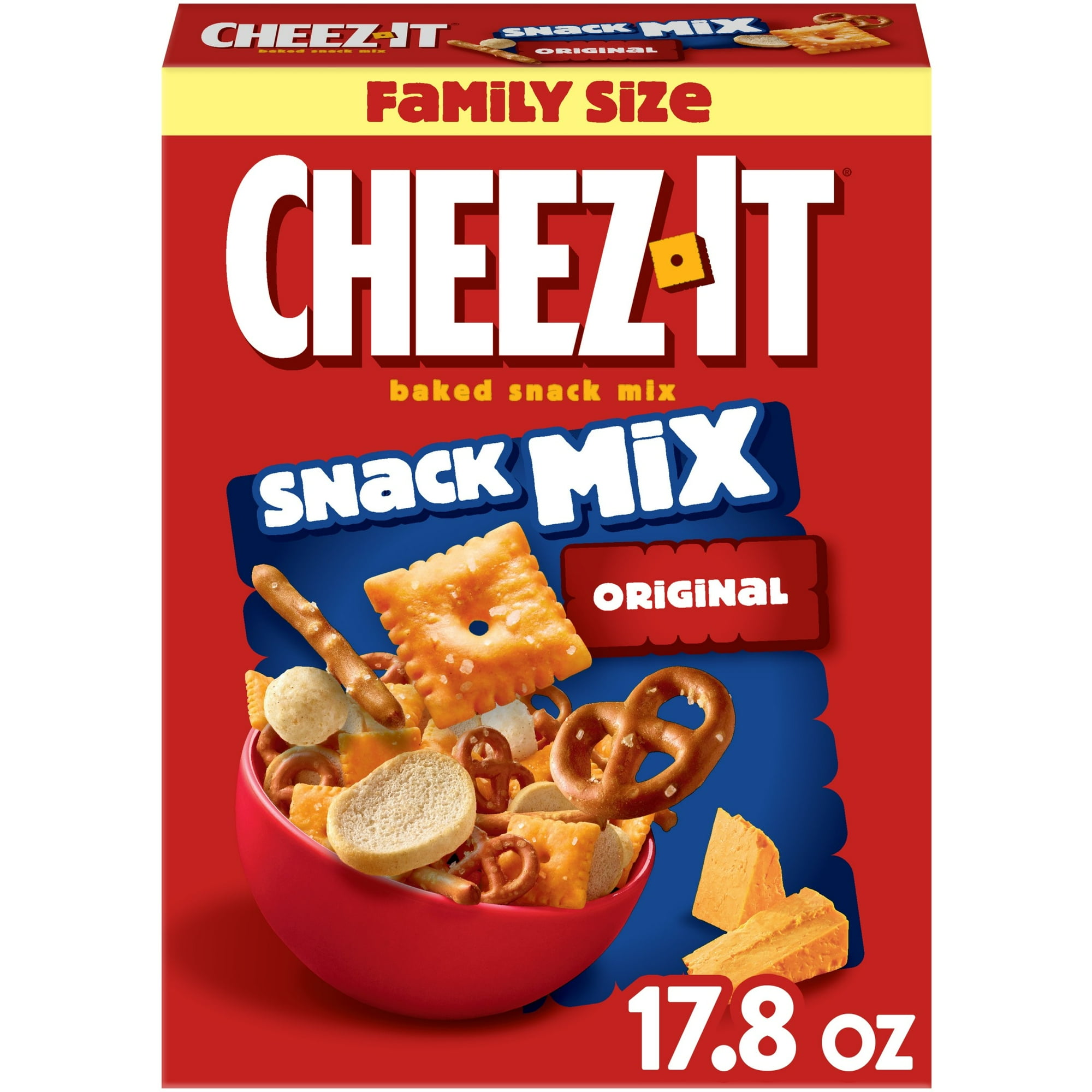 Cheez-It Original Snack Mix, Lunch Snacks, 17.8 oz