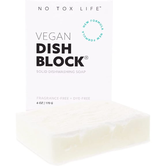 DISH BLOCK - Free of Dyes and Fragrance - Zero Waste Dish Soap