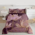 thumbnail image 2 of Homewish Floral Lotus Full Size Comforter Sets 3-Piece for Teens Boys Girls,Chic Flowers Bedding Comforter Set,Oriental Style Lightweight Bedding Sets,Ultra Soft Home Decor,Reversible, 2 of 8