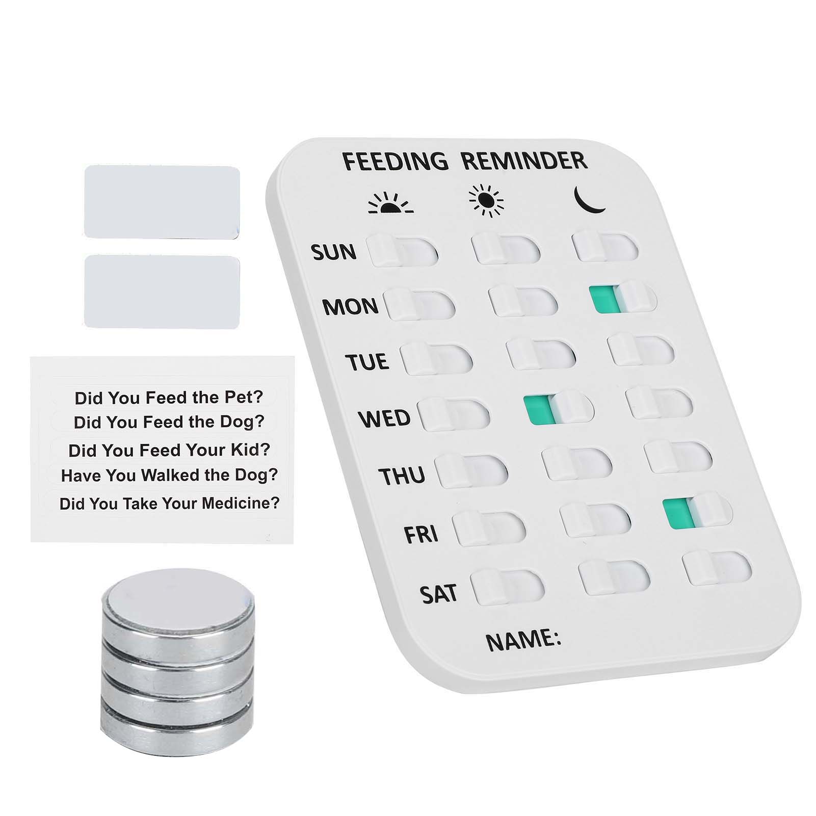 Fresh Look at Daily Indication Chart For Pets White Simple Color Coding Glide