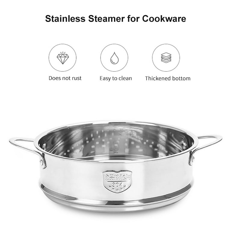 Stainless Steel Steamer Double Ear Steamer Metal Steamer - Temu
