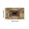 thumbnail image 3 of Hearth & Gear 3D Optical Diatomite Bath Mat Super Absorbent Non Floor Rug For Living Room Kitchen Entrance Fall Outdoor Throw Blanket Fuzzy Rugs for Living Room Wool Throw Blankets for Couch Caramel, 3 of 6