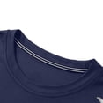 thumbnail image 6 of Handshe Men's Sport T-Shirt, Solid Color Long Sleeve Round Neck, Viscose Moisture-Wicking Cooling Top for Gym, Fitness and Daily Wear, 6 of 7