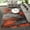 Orange, variant on BizChair Modern Contemporary Runner Area Rug, Grey Black White (2 Feet X 7 Feet, Grey) Runner