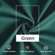 thumbnail image 4 of Cortinas Treatmentex Pompón Verde Opacas Completas 160x130cm x2, 4 of 9