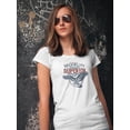 thumbnail image 2 of Brooklyn Denim Logo T-Shirt Women -Image by Shutterstock, Female 5X-Large, 2 of 4