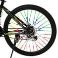 thumbnail image 2 of Graflsoa High-Visibility Bicycle Spoke Reflectors - 24pcs Multicolor Reflective Safety Sticks for Enhanced Night Riding, ABS Tube with Reflective Film, 75mm Length, Easy Installation for Bike Wheels, 2 of 6