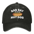 thumbnail image 1 of PMVFHDE Casquette de Baseball Décontractée pour Femmes, Mode, Douce, Lavée, Imprimé Lettre, Noir, 1 of 3