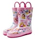 thumbnail image 2 of Nuevo pañuelo de Disney, botas de lluvia rosas para niñas, princesas, niños, zapatos de agua para niños, chanclos, zapatos para padres, botas congeladas para coche, plantilla de 25 cm, 17,5 cm Gao Jinjia LED, 2 of 2