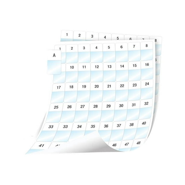 DYMO XTL Laminated - Polyester - Adhésif permanent - Blanc sur transparent - 0,94 Po x 1,65 Po 2544 Étiquette(S) (53 feuille(S) x 48) Étiquettes