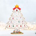 thumbnail image 1 of Decoración de escritorio de Navidad BLESIY Árbol de mesa de madera grande, 1 of 8