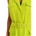 thumbnail image 4 of Vestido chaleco con cinturón Roman Fashion /Juvenil, 2156 (Lima) verde lima G Roman Fashion V-MIC-2156-LIMA, 4 of 6