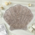 thumbnail image 5 of Better Trends Seashell Bath Rug, 100% Cotton Cute Beach Theme Bathroom Mat, Soft & Absorbent, Reversible, Washable Foot Mat, Beige Sea Decor for Kids & Home, 25" x 28" Marilyn Collection, 5 of 5
