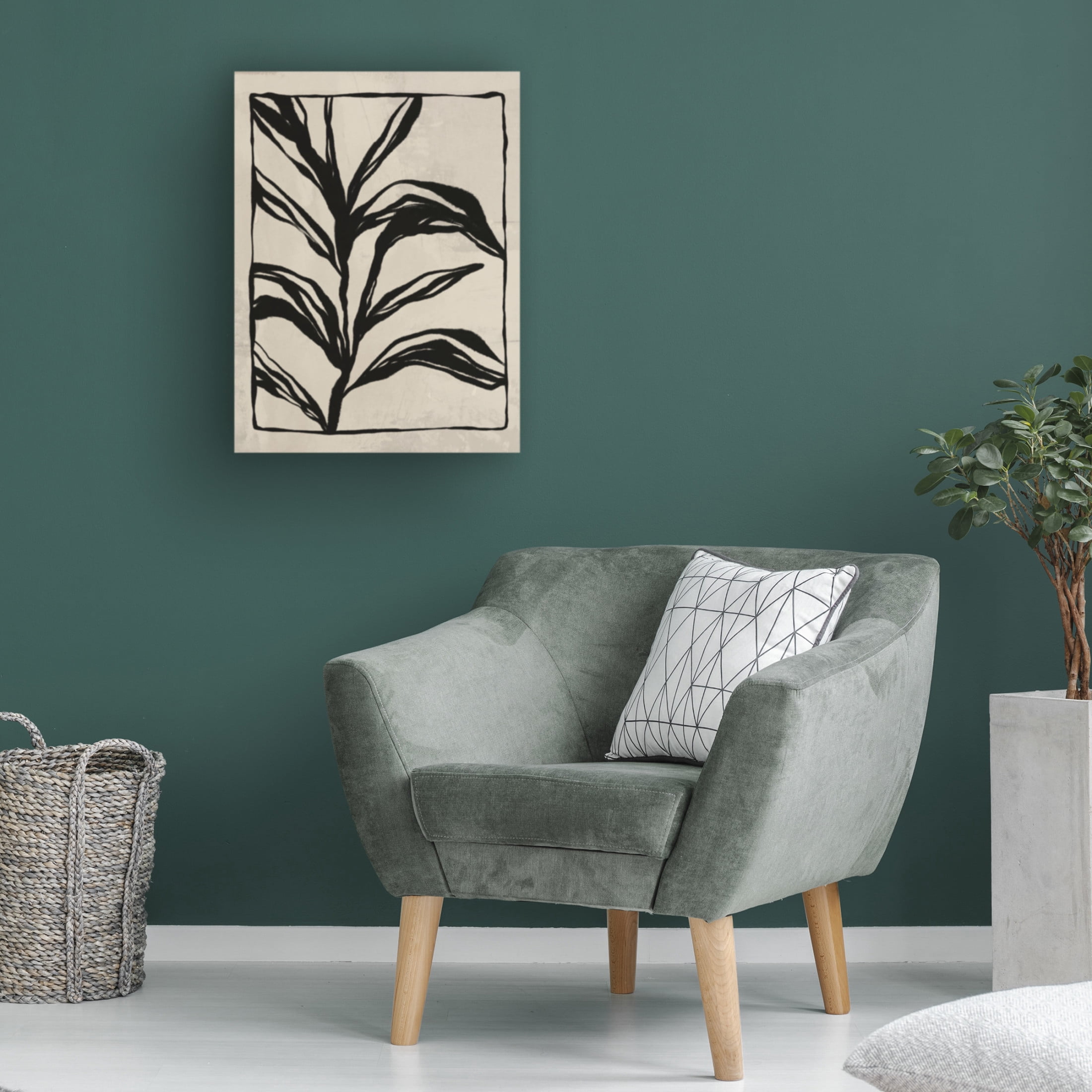 Canvas Wall Art - LivinLi 'Garden 2' Wall Art for Living Room, Bedroom, or Office Décor by Trademark Fine Art - 24 x 32 Inches