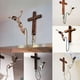 thumbnail image 3 of New Jesus Cross Hanging Decoration, Jesus Resin Craft Wall Cross Jesus Figure Wood Cross Decor, 3 of 5