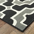 thumbnail image 2 of Oriental Weavers Marina Area Rug 1491Z Black Curves Angled 2' 3" x 7' 6" Rectangle, 2 of 2