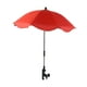 thumbnail image 2 of Sombrilla para cochecito, silla de playa, sombrillas con abrazadera ajustable, resistente al desgarro para Rojo, 2 of 9