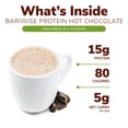 thumbnail image 3 of Protein Hot Chocolate, Hot Cocoa, Low Sugar, Low Carb, Keto Friendly & Gluten Free (7ct), 3 of 5