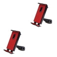 thumbnail image 2 of relayinert ABS Support de Tablette Auto pour Dossier de Siège Détachable Rotatif à 360 Degrés Élégant de Remplacement Support de Tablette en Silicone Accessoires Rouge 2 Ensembles, 2 of 6
