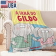 thumbnail image 3 of Gildo (dibujo animado) anti-pilling, suave, ligera, esponjosa y acogedora de lujo para hogar y cocina – Perfecta para niños y adultos,130X150cm, 3 of 6
