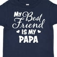 thumbnail image 4 of Inktastic My Best Friend is My Papa with Hearts Boys or Girls Toddler T-Shirt, 4 of 5