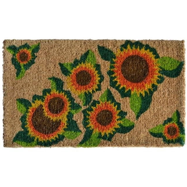 Imports Decor 331BCM Happy Sunflowers Doormat