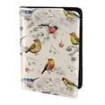 thumbnail image 2 of Rateoe Little Birds Pattern Passport Holder Wallet Leather Mulit-purpose Travel Wallet Credit Cards Case ,Passport Cover for Women Men-6.5 in, 2 of 5