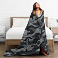 thumbnail image 6 of Military Camouflage Bed Blanket Ultra Soft Army Camo Throw Blanket All Season Warm Light Weight Cozy Plush Blankets for Home Bedroom Sofa Chair Travel, 60"X80", 6 of 6