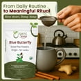 thumbnail image 6 of Organic Way Dried Blue Butterfly Pea Flowers 100% USDA Organic Vegan Non GMO Gluten Free 8 Oz, 6 of 8