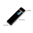 thumbnail image 2 of ICQOVD Electric USB Charging Rechargeable Flameless Lighter Screen Induction Pocket Lighters (Gas Not Included), 2 of 2
