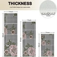 thumbnail image 4 of Pioneer Flower Floral Print Pattern Kitchen Rugs Sets Of 3,Kitchen Runner Rugs Non Skid Washable,Decorative Kitchen Floor Mats for Kitchen,Sink,Laundry,17"x30"+ 17"x47" + 17"x59", 4 of 6
