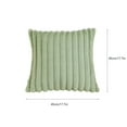 thumbnail image 3 of JoyMoreHome Plush Striped Throw Pillow, 17.7x17.7 Inch Decorative Throw Pillow, Soft Cozy Cushion, for Bed, Bedroom, Spfa, Livingroom, 3 of 7