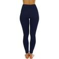 thumbnail image 5 of 3 Pack Women's High Waist Fleece Lined Thermal Leggings with Flattering Front Seam Winter Legging, 5 of 6