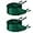 2p-dark Green, variant on 2 Pairs 47" Satin Ribbon Shoelaces 0.78" Wide Colourful Flat Silk Shoe Laces for Sneakers Boots Women