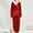 Red, variant on Gift TIMIFIS Women Fleece Pajama Sets Long Sleeve Tops and Pants PJs Sets Joggers Plush Loungewear Sleepwear pring/Summer