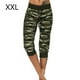 thumbnail image 4 of Mujeres Pantalones de yoga interior deportes al aire libre Pantalones recortados Jogging Ejercicio con cordón ajustable Cintura Leggings Gimnasio Ropa verde XXL kenally OD003018-29, 4 of 7