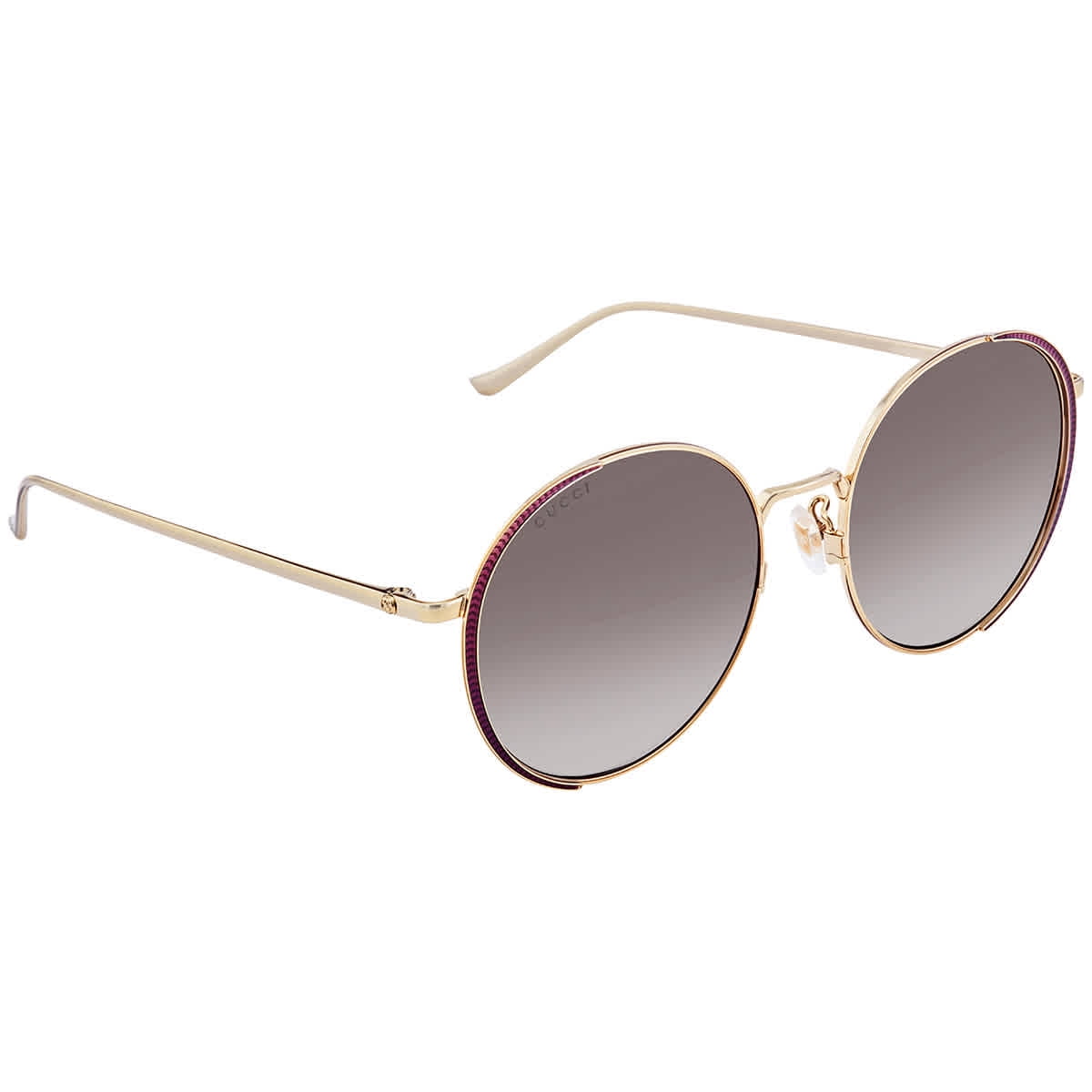 gucci gradient round sunglasses